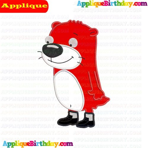 Peanut Otter PBJ Otter Applique Design