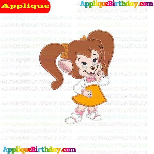 Pistol Goof Troop Applique Design