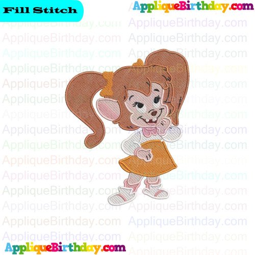 Pistol Goof Troop Fill Embroidery Design