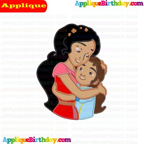 Princess Elena and sister Isabel Elena of Avalor Applique Design