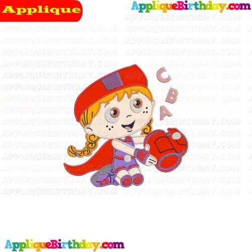 Red Riding Hood ABC Super Why Applique Design