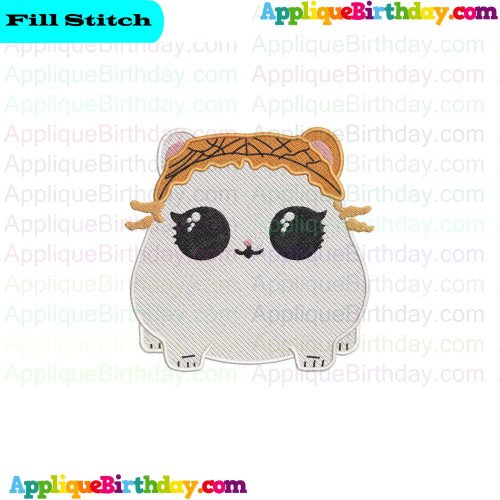 Rolls LOL Doll Surprise Fill Embroidery Design