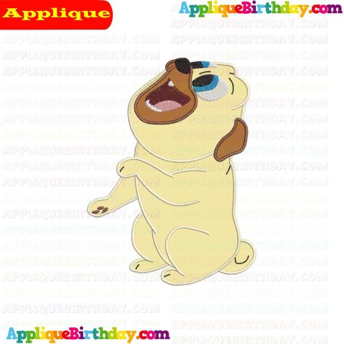 Rolly He balances on his nose Puppy Dog Pals Applique Design