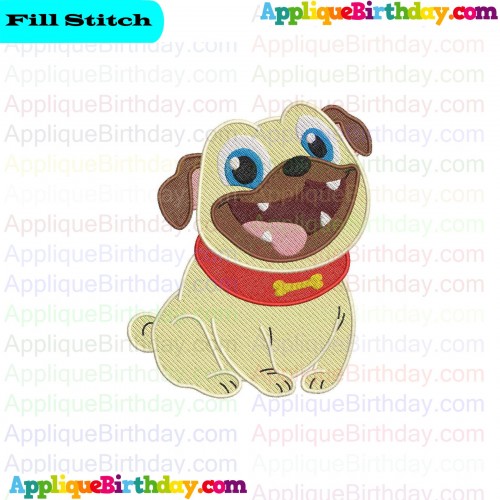 Rolly Puppy Dog Pals Fill Embroidery Design