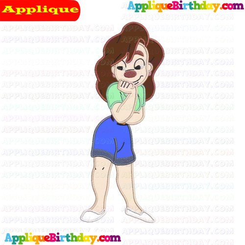 Roxanne Goof Troop Applique Design