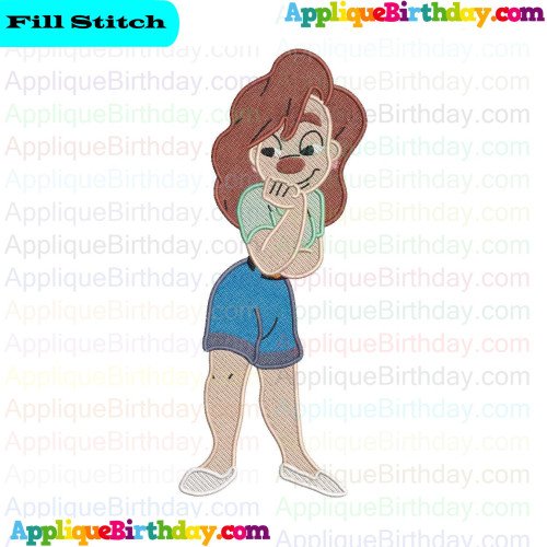 Roxanne Goof Troop Fill Embroidery Design