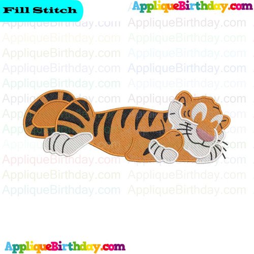 Shere Khan Jungle Cubs Fill Embroidery Design