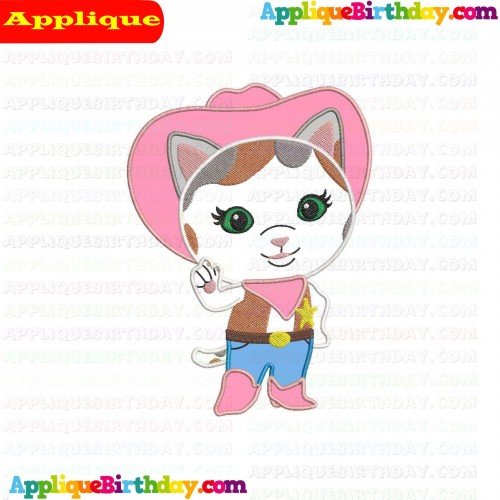 Sheriff Callies Wild West Applique Design