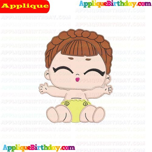 Sleeping B Applique Design