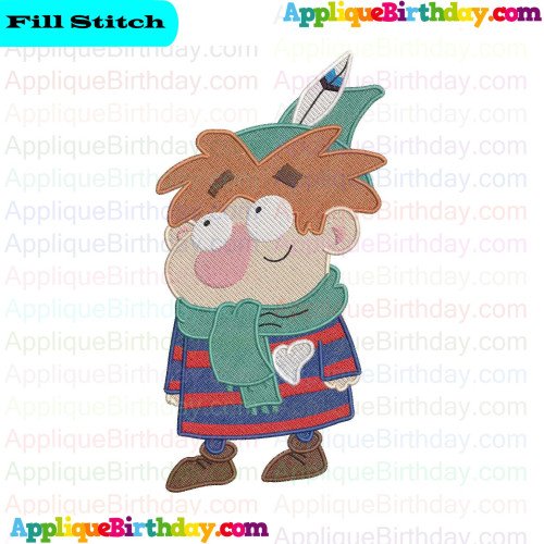 Sneezy The Seven Dwarfs 2 Fill Embroidery Design