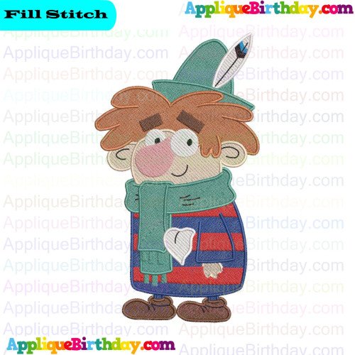 Sneezy The Seven Dwarfs Fill Embroidery Design