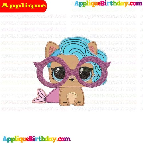 Splash Meow Maid Lil Outrageous Littles Applique Design