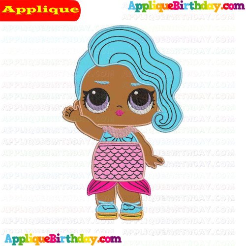 Splash Queen LOL Doll Surprise Applique Design
