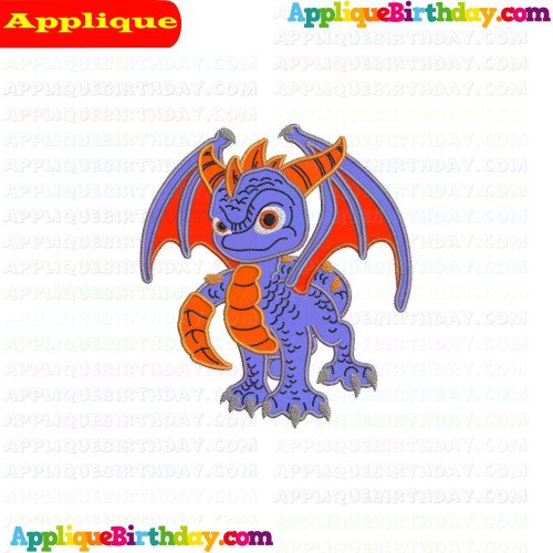 Spyro Skylanders Applique Design