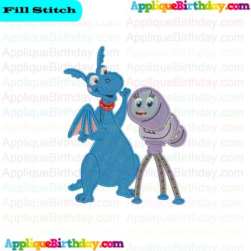 Stuffy and Aurora Doc McStuffins Fill Embroidery Design