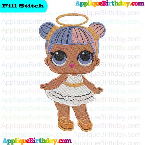 Sugar Doll Surprise Fill Embroidery Design