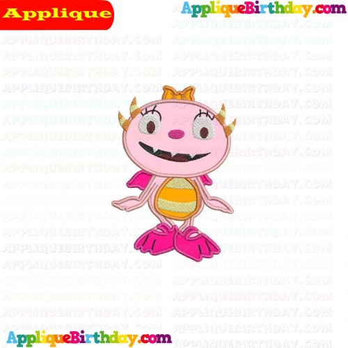 Summer Hugglemonster Henry Hugglemonster 3 Applique Design