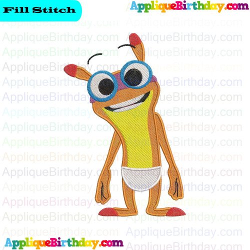 Tack Diapers Kate and Mim Mim Fill Embroidery Design