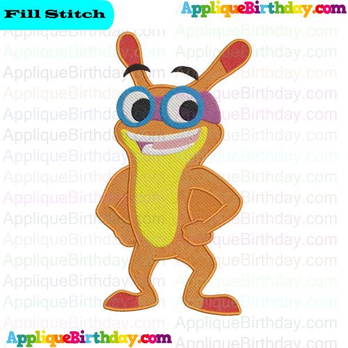 Tack Kate and Mim Mim Fill Embroidery Design