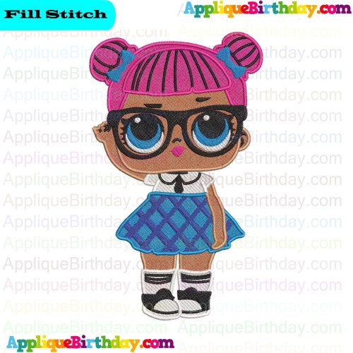 Teachers Pet LOL Doll Surprise Fill Embroidery Design