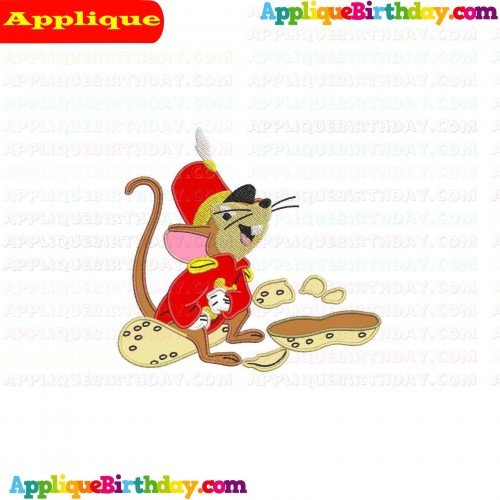 Timothy Peanuts Dumbo Applique Design