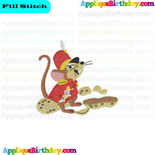 Timothy Peanuts Dumbo Fill Embroidery Design
