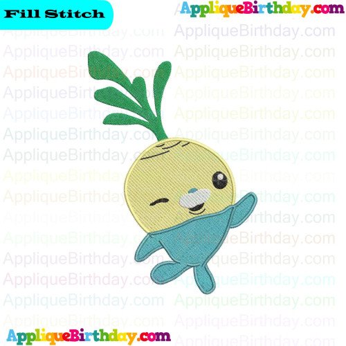Tunip The Octonauts Fill Embroidery Design