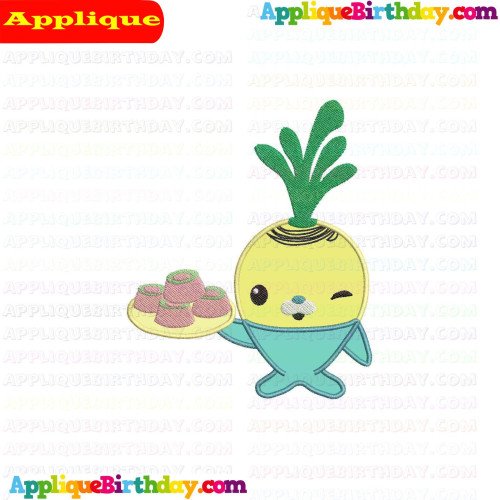 Tunip With food The Octonauts Applique Design