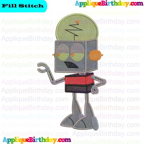 Whatever Happned To Robot Jones 2 Fill Embroidery Design