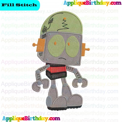 Whatever Happned To Robot Jones 4 Fill Embroidery Design