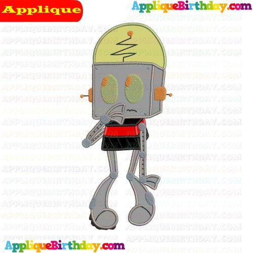Whatever Happned To Robot Jones 5 Applique Design