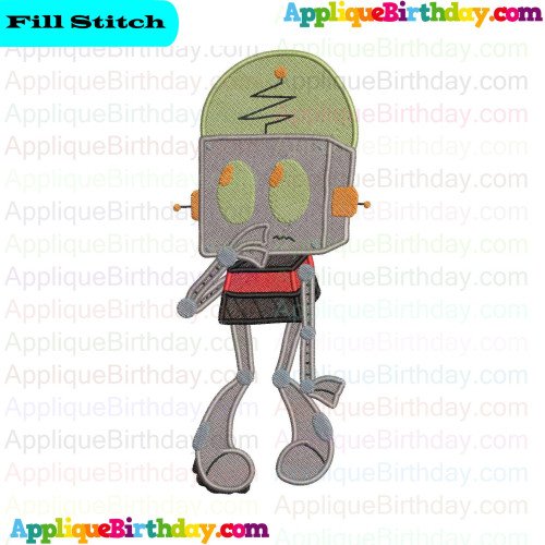 Whatever Happned To Robot Jones 5 Fill Embroidery Design