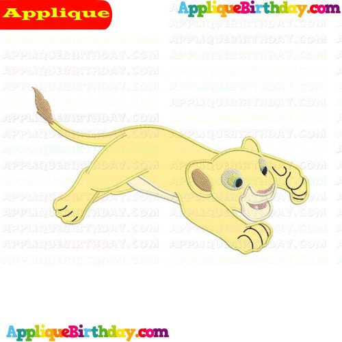 Young Nala The Lion King 2 Applique Design