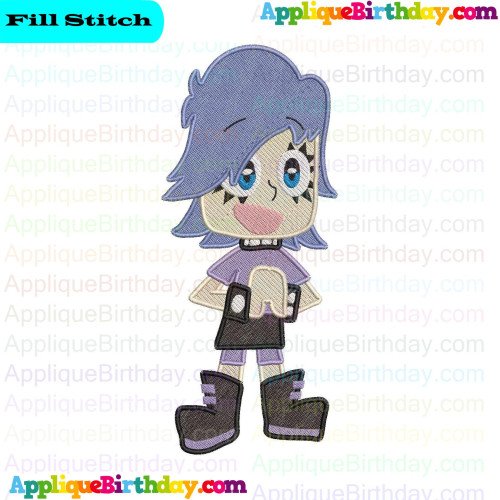 Yumi Yoshimura 2 Hi Hi Puffy AmiYumi Fill Embroidery Design