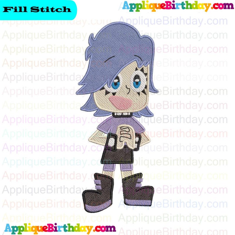Yumi Yoshimura 5 Hi Hi Puffy AmiYumi Fill Embroidery Design