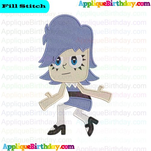 Yumi Yoshimura 6 Hi Hi Puffy AmiYumi Fill Embroidery Design